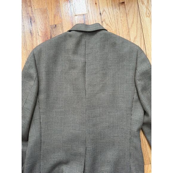 Paul Stuart Blazer Jacket Men 40R patchwork tweed tan brown - Picture 2 of 6